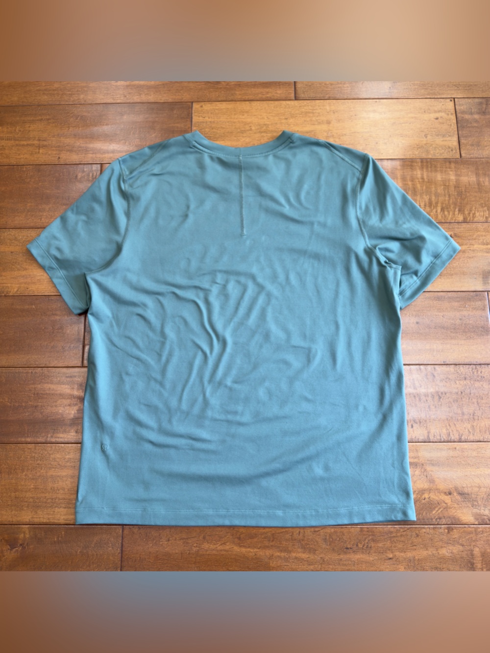 Lululemon Soft Jersey Stretch Performance Short Sleeve Turquoise size L - Picture 4 of 10